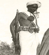 Somalia Soldier fighting on the land of Ethiopians